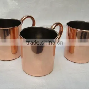 Factory Price Moscow Mule Cocktail Copper Mugs Hammered Wholesale thumbnail-4