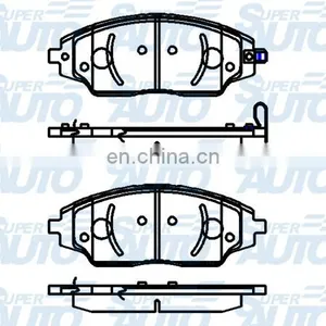 Automotive Spare Parts Brake System Front Axle Auto Brake Pad 95025848 thumbnail-1