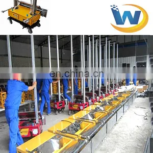 Cement Mortar Price Automatic Wall Plastering Machine GMEH-800-R Mini Concrete India Brick Wall thumbnail-4