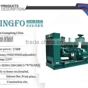 Global Hot! 300KW Magnet Diesel Open Generator With Global Warranty and CE Approval thumbnail-1