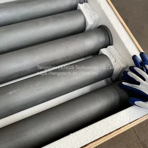 RBSiC Protective Tubes, SiSiC Radiant Tubes, Silicon Carbide Ceramic Tubes thumbnail-2