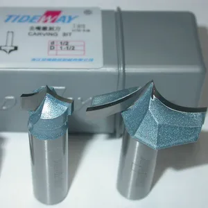 TOP QUALITY Tct Router Bits Manufacturer From China TIDEWAY TOOLS FACTORY HIGH QUALITY WOODWORKING CNC BITS thumbnail-4