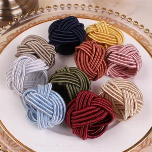 New Style Multi Colored Napkin Ring Holder For Wedding And Home Table Decoration thumbnail-3