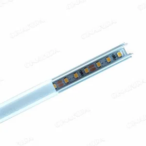 8MM Glass Shelf Panel Lights Aluminum Led Profile Showcase Cupboard Cabinet Light Channel Laminated Hard Light Bar DC12V thumbnail-3