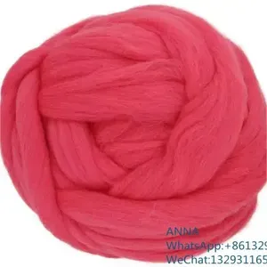 Customized Dyed 100% Wool Yarn Wool Knitting Yarn For Hand Knitting thumbnail-1