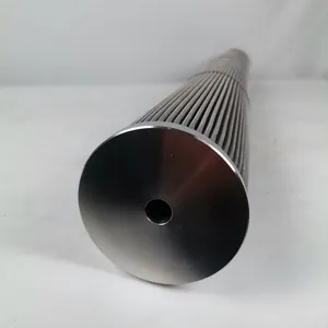 RT-070 222 Connection Stainless Steel Metal Mesh Sintered Pleated Filter Element thumbnail-1