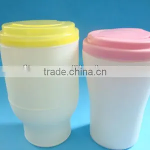 Plastic Wet Wipe Box in Round Shape for 80-120pcs Wipes/plastic Container for Wet Wipes thumbnail-4