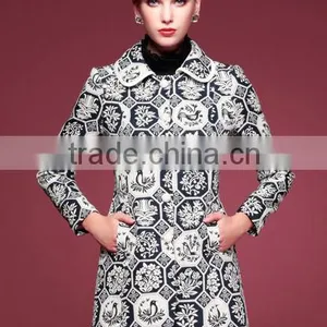 2016 Print Women Coat thumbnail-1