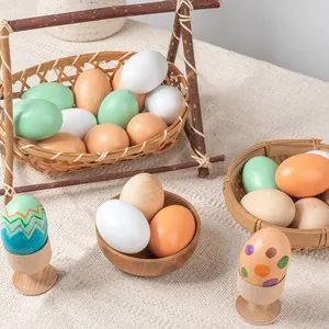 Wooden Simulation Chicken Egg Baby DIY Painting thumbnail-1