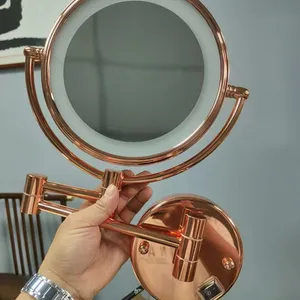 Customized Bear-shaped Mirror, Luxury and Unique-shaped Creative Smart Mirror, Bathroom LED Makeup Mirror, Wall-mounted Bathroom Mirror thumbnail-3