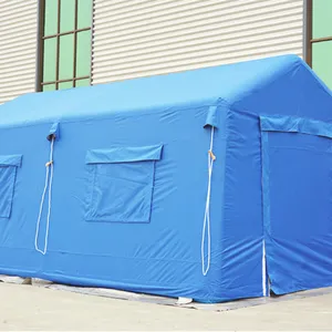 Hurricane-Resistant Disaster Relief Tent With Windproof Design and Ground Stakes thumbnail-5