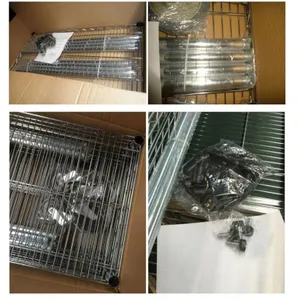 Wire Shelving Unit Closet Wire Shelf, Wire Rack, Chrome Shelf, Chrome Rack, thumbnail-3
