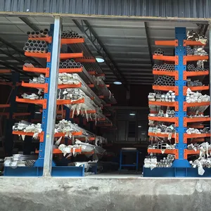 Heavy Duty Single Double Sided Cantilever Rack Industrial Long Material Pipe Lumber Storage Rack thumbnail-1