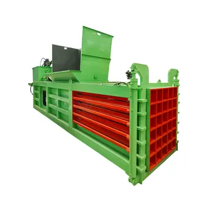 Hydraulic Alfalfa Grass Household Plastic Waste Scrap Metal Horizontal Baler thumbnail-1