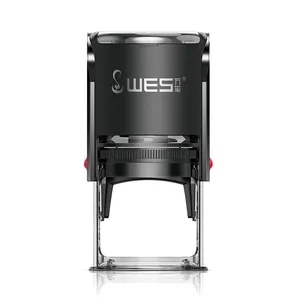 Factory Direct WES Stamp 10mm Circle Auto Office Stamp With Logo Printing for Financial Authentication Corporate Seals thumbnail-4