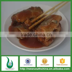 Canned Mackerel in Tomato Sauce for Canned Seafood Importer thumbnail-1