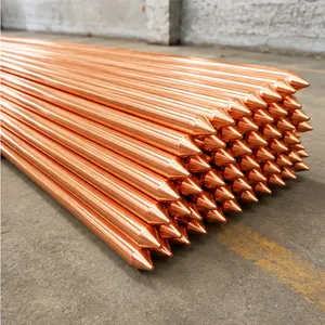Copper Clad Ground Rod 10 Mil Coating for Long Term Electrical Grounding thumbnail-4