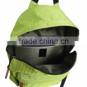 High Quality Ripstop Green Polyester Tablet Backpack thumbnail-3