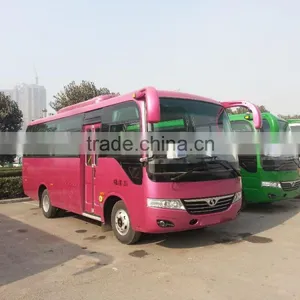 Hot Sales in Africa FRONT ENGINE Left Hand Drive Bus 30 Seats Bus thumbnail-1