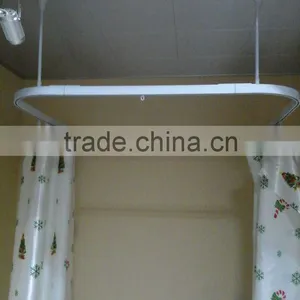 Bathroom Square Corner Rod Adjustable Shower Rod thumbnail-1