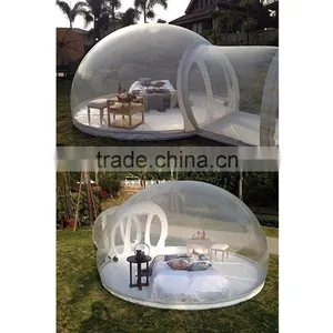 Clear Inflatable Lawn Tent Inflatable Bubble Dome Tent Camping Igloo Inflatable Clear Tent thumbnail-3
