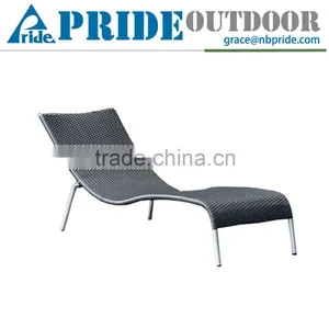 Upscale Casual Stainless Steel S Shaped Outdoor Classic Italian Chaise Lounge thumbnail-1