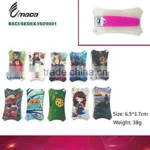 NC2114 Most Popular Cute Toe Nail Clipper Stainless Steel With Cartoon Silicon thumbnail-1
