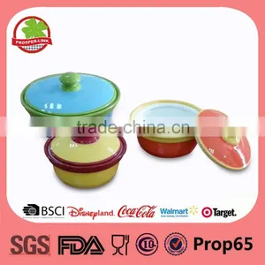 Wholesale Mini Ceramic Casserole Cookware With Lid Quality Choice thumbnail-4