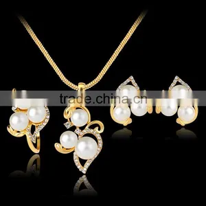 Simulated Pearl Indian Wedding Jewelry Sets for Women thumbnail-3