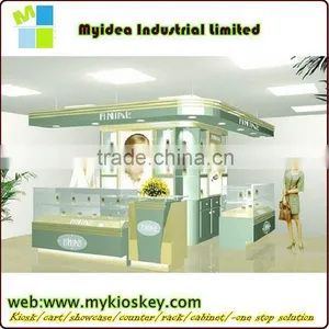 Wooden Point of Sale Retail Cardboard Cosmetics Display Shelf thumbnail-1