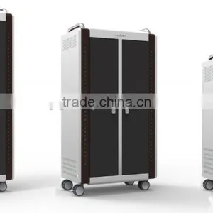 Compatibility Mobile Laptop Charging Cart With Handrail thumbnail-4