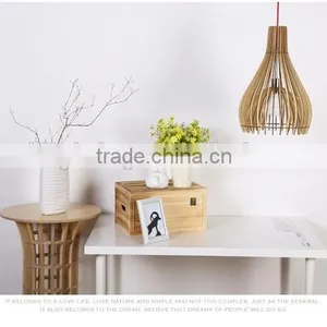 Japenese Style Wooden Restaurant Pendant Lamp/light Dining Room/Kitchen Pendant Light JK-8005B-12 LED Pendant Light thumbnail-2