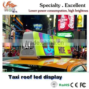 RGX New Product P5mm TAXI Top Led Display/full Color Advertising Led Display thumbnail-1