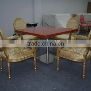 French Style Velvet Dining Table Set XYN1242 thumbnail-4