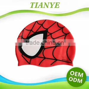 Cartoon Swimming Cap, Printing Silicone Swimming Cap For Kid thumbnail-2