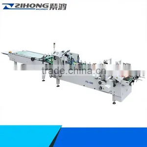ZH-1050AC-II Paper Box Packaging and Gluing Machine for Corrguated Carton Box for 4 6 Corner thumbnail-1