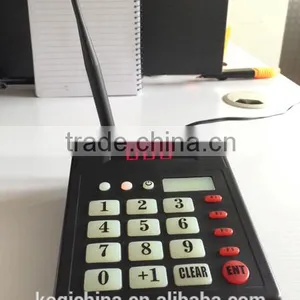 Customer Queue Pager System Numeric Keypad With Number Monitor Used in the Hospital/clinic/restaurant thumbnail-2