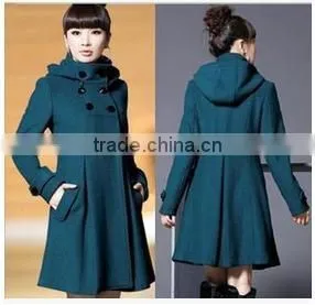 2014 Women's New Cotton-padded Slim MD-LONG Loose Coats Overcoats Parka Quality Choice thumbnail-1