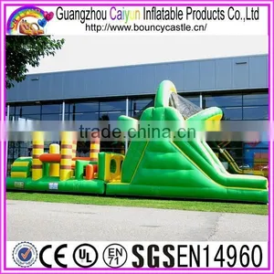 Playground Use Best Price Jungle Theme Kids Inflatable Obstacle Course thumbnail-4