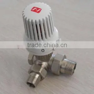High Quality Brass 3/4" Thermostatic Radiator Three Way Valve thumbnail-1