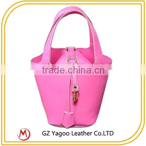 Chinese Bag in Bag Pu Bucket Bag for Shopping thumbnail-2