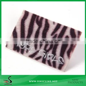 Sinicline Genius Leopard Print Leather Label For Clothes thumbnail-2