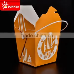 Healthy Fast Food Paper Box With Handle, Food Packaging Container Quality Choice thumbnail-5