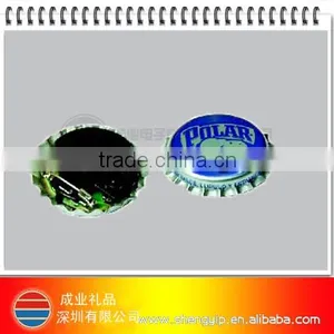 Beer Bottle Cap Flashing Badges With Custom Designed Logo thumbnail-1