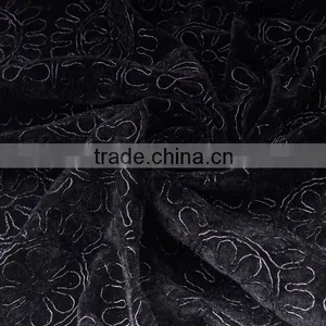Excellent Quality Velvet Cord Crochet Lace African Velvet Lace Fabric thumbnail-2