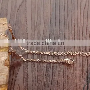Fashionable Wholesale Rose Gold Plated Extension Chain Indian Anklet Jewelry thumbnail-6