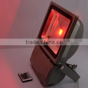 LED 100W Flood Light IP65 Integrated Grey RGB LED Floodlight thumbnail-4