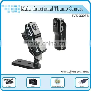 High Quality Mini Hidden Camera DV DVRS Recorder ,The Smallest Thumb Camera With Voice Control thumbnail-1