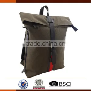 New Unisex Square Book Bag Laptop Backpack thumbnail-2