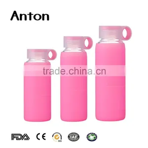 7 oz Newest Style Hot Sale Clear Heat Resistant Mineral Water Glass Drinking Bottle Handy to Carry Around thumbnail-2